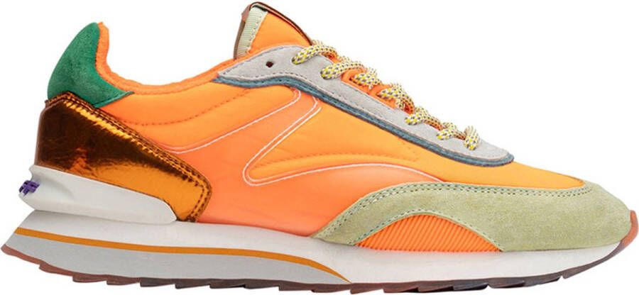 THE HOFF BRAND Lage Sneakers Dames Passion Fruit Art Maat: 41 Materiaal: Suède Kleur: Oranje