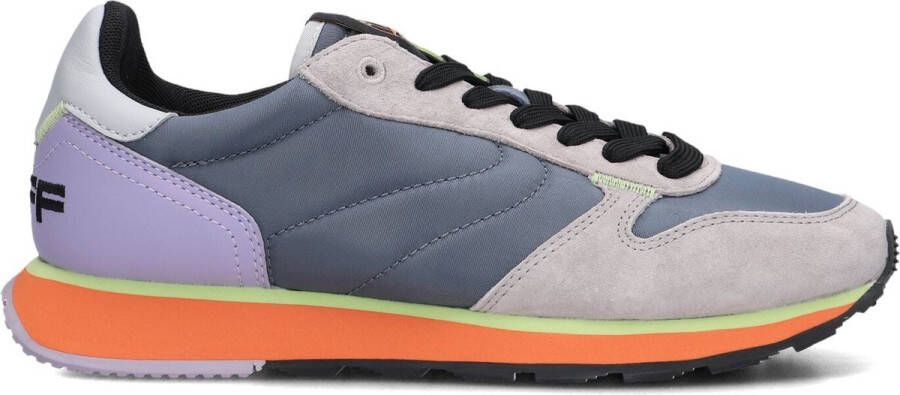 Hoff Blauwe Suède Lage Sneakers Multicolor Dames