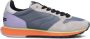 Hoff Blauwe Suède Lage Sneakers Multicolor Dames - Thumbnail 1