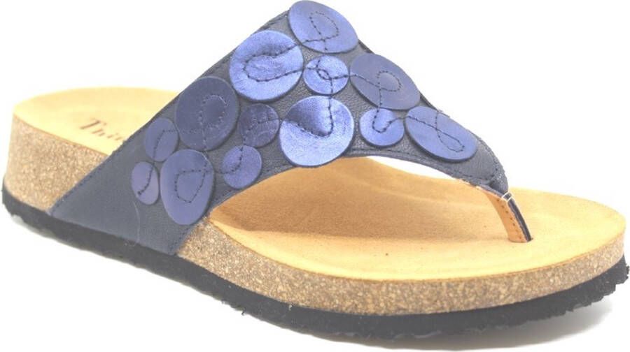 Think 000954 3-000954-8000 Blauwe Teenslippers