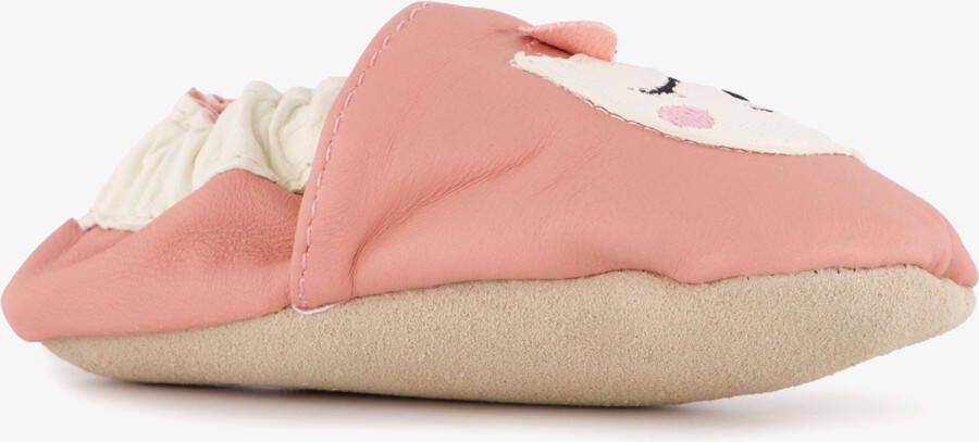 Thu!s baby sloffen roze met kat Pantoffels