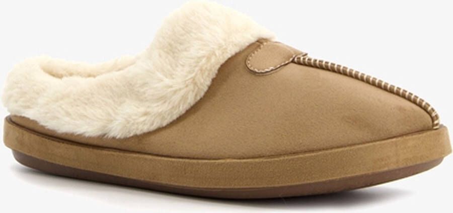 Thu!s dames pantoffels beige Sloffen