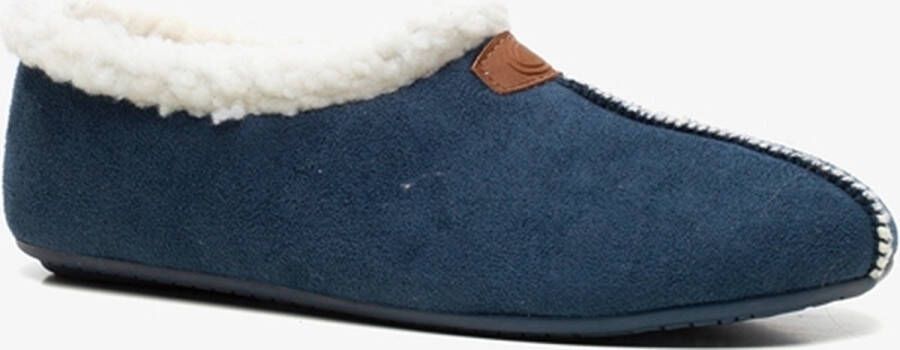 Thu!s gevoerde dames pantoffels blauw Sloffen