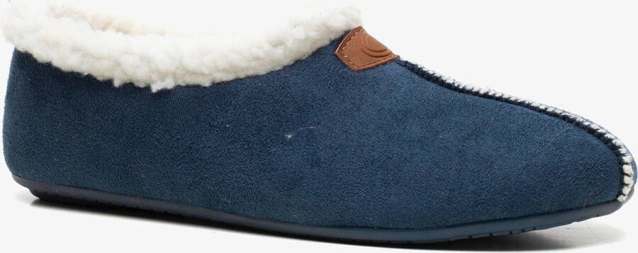 Thu!s gevoerde dames pantoffels blauw Sloffen