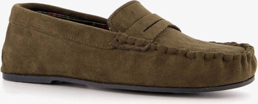 Thu!s heren mocassin pantoffels bruin Sloffen