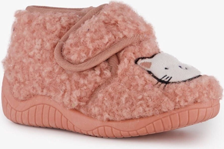 Thu!s kinder pantoffels kat roze Sloffen