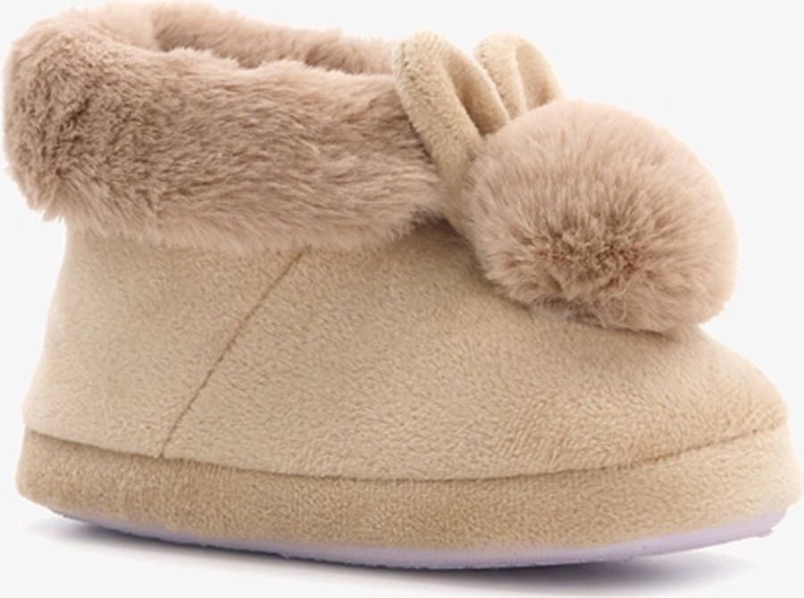 Thu!s kinder pantoffels konijn beige Sloffen