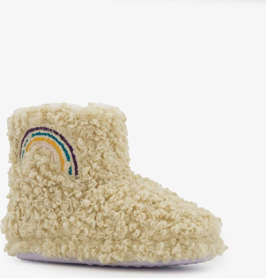 BLUE BOX Thu!s kinder pantoffels met regenboog Beige Sloffen - Foto 1