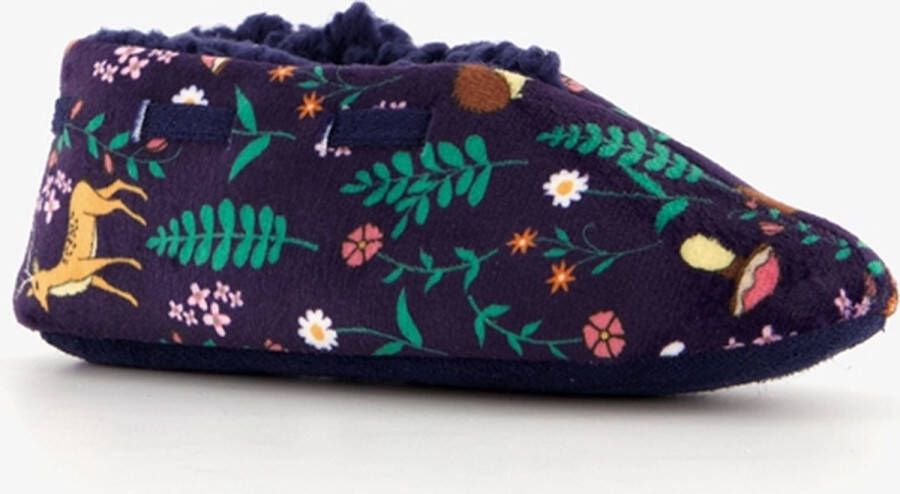 Thu!s meisjes sloffen met herfst print blauw Pantoffels