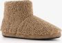 Thu!s teddy heren pantoffels beige Sloffen - Thumbnail 1