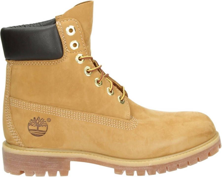 Timberland 6-inch Premium Heren Veterboots Geel Honing Bruin