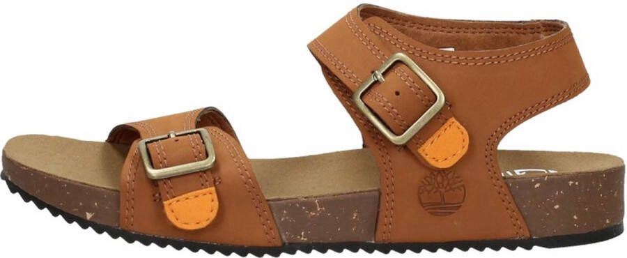 Timberland Castle Island 2 Strap Jongens Sandalen cognac