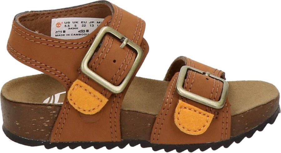 Timberland Castle Island 2 Strap Kindersandalen Bruin Jongen - Foto 2