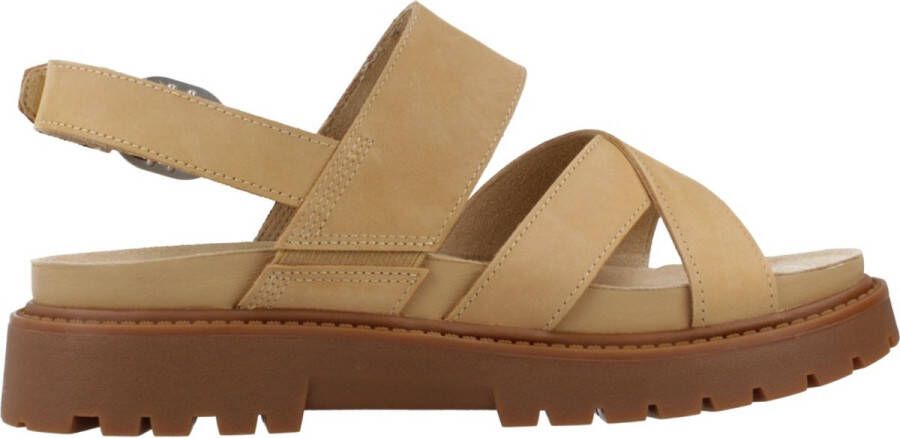 Timberland Women's Clairemont Way Cross-Strap Sandal Sandalen bruin