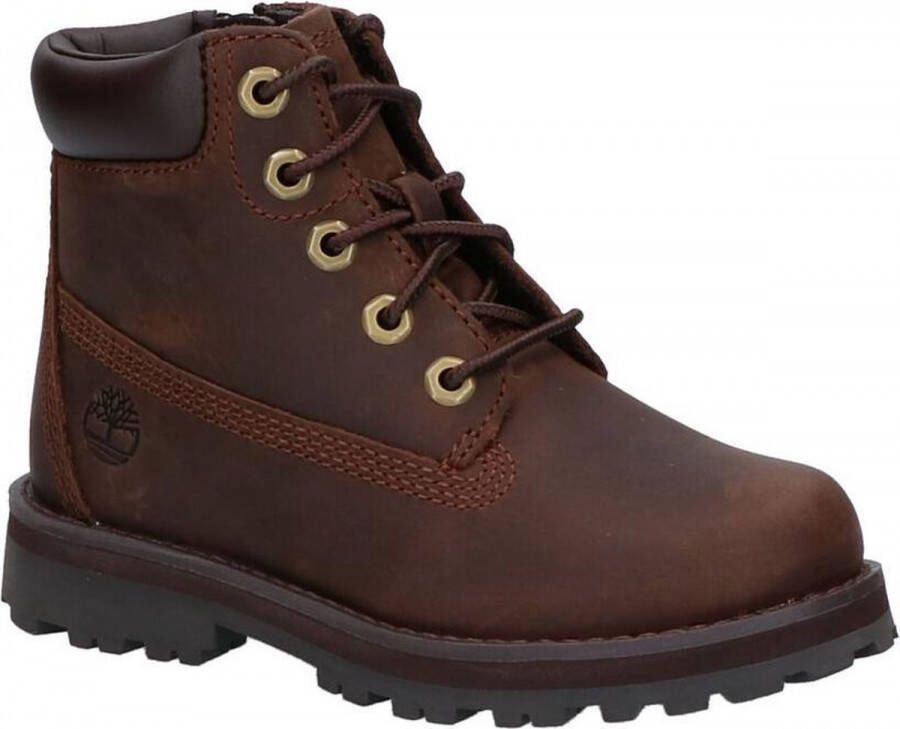 Timberland Courma Kid Traditional 6 Inch Veterboots Laarzen Met Veters Jongens Cognac