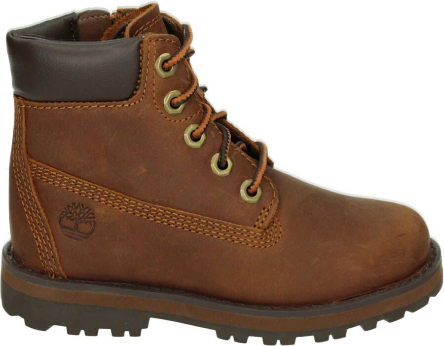 Timberland Courma Kid Traditional 6 Inch Veterboots Laarzen Met Veters Jongens Cognac