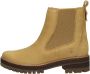 Timberland Courmayeur Valley Chelsea Enkellaarsjes Plat geel - Thumbnail 1