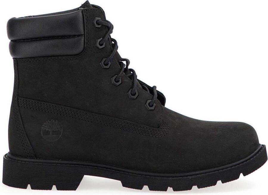 Timberland Linden Woods 6In Double Collar Wr Basic Dames Laarzen Jet Black