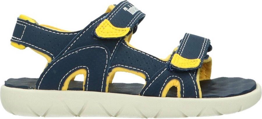 Timberland Perkins Row sandalen donkerblauw geel Jongens Imitatieleer Meerkleurig 31