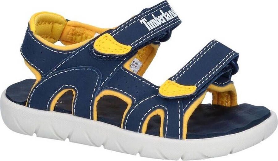 Timberland Perkins Row sandalen donkerblauw geel Jongens Imitatieleer Meerkleurig 31