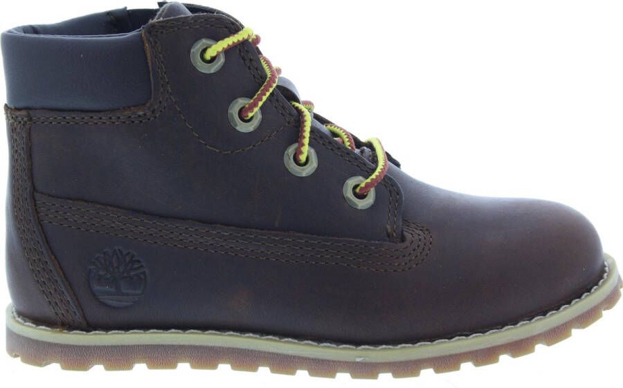 Timberland Pokey Pine 6in Boot Kids Veterboots Laarzen Met Veters Jongens Bruin