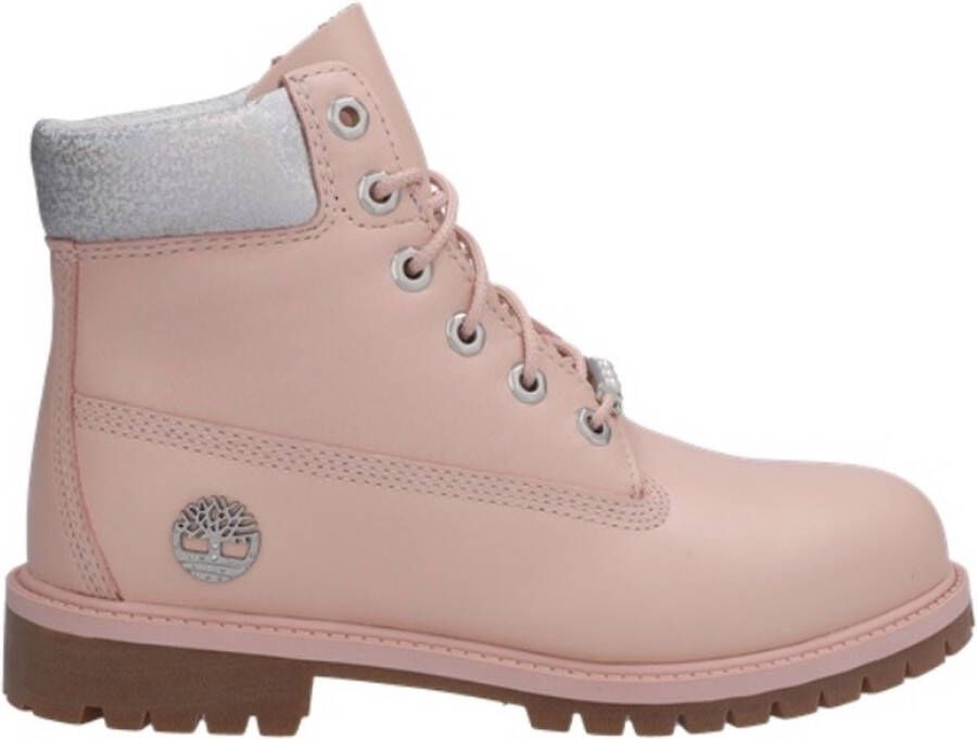 Timberland Premium 6 Waterproof Boots Roze Zilver Leer Winter