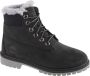 Timberland Premium 6 IN WP Shearling Boot Jr 0A41UX voor een jongen Zwart Trappers Laarzen - Thumbnail 1