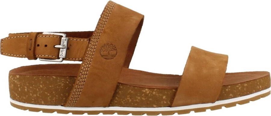 Timberland Women's Malibu Waves 2-Bands Sandal Sandalen bruin