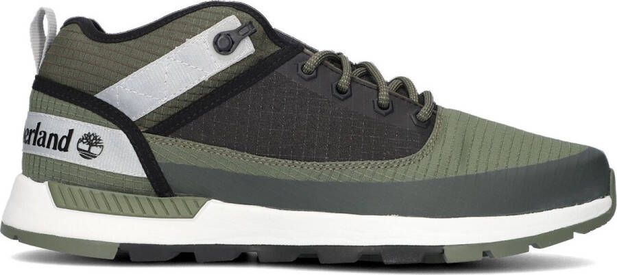 Timberland Groen Geruite Mid-Top Sneakers Multicolor Heren