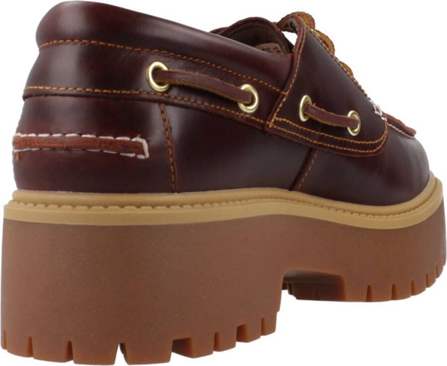 Timberland Stone Street 3 Eye Bootschoenen Bruin 1 2 Vrouw