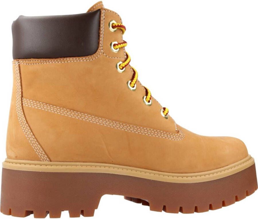 Timberland 6 Inch Lace Up Veterboots Laarzen Met Veters Dames Camel