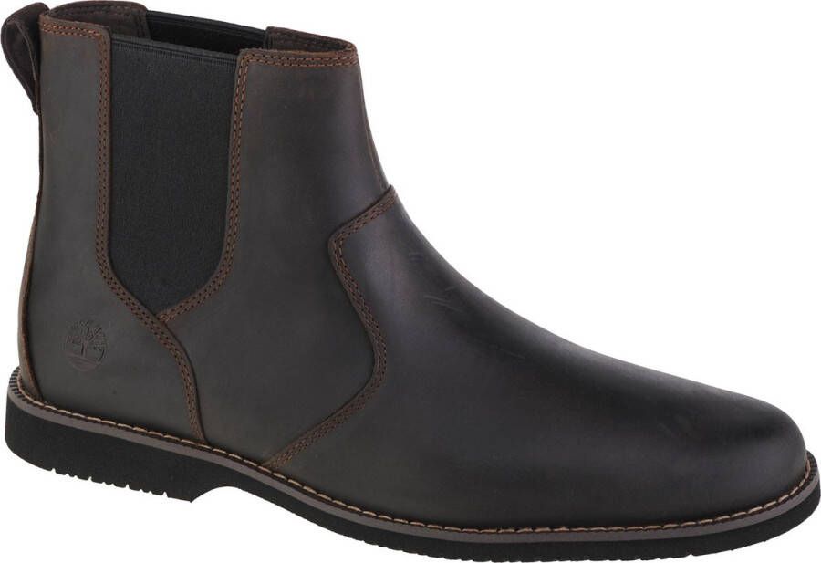 Timberland Woodhull Leather Boot Heren Chelsea Laarzen Business Schoenen Leer Bruin TB0A414C242