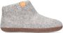 Tofvel Luna Kids Wolvilt Sloffen Marbled Light Grey Grijs Wolvilt TF1111 - Thumbnail 1