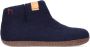 Tofvel Luna Kids Wolvilt Sloffen Navy Blue - Thumbnail 1