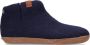 Tofvel Mula Wolvilt Sloffen Navy Blue Blauw Wolvilt TF100068 - Thumbnail 1