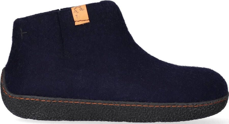 Tofvel Rabara Wolvilt Sloffen Navy Blue