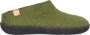 Tofvel Slipa Wolvilt Instap Pantoffels Olive Green - Thumbnail 2