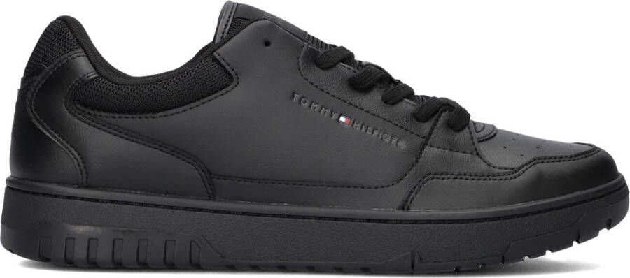 Tommy Hilfiger Sneakers TH BASKET CORE LEATHER ESS met gepolsterde schaprand vrijetijdsschoen halve schoen veterschoen