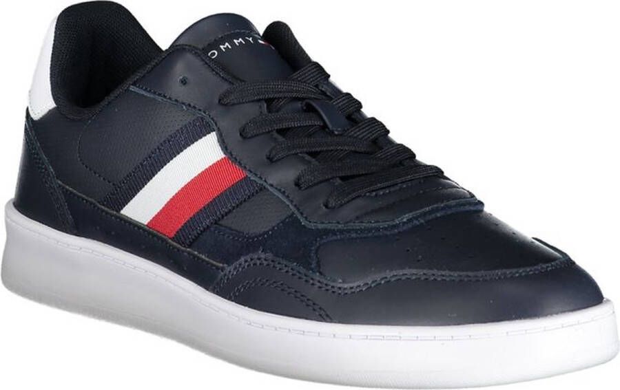 Tommy Hilfiger Bedrukte Vetersneaker Met Contrasterende Details