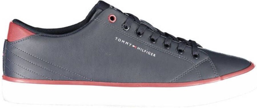 Tommy Hilfiger Sneakers TH HI VULC CORE LOW LEATHER ESS vrijetijdsschoen lage schoen veterschoen met sierstiksels op de hiel