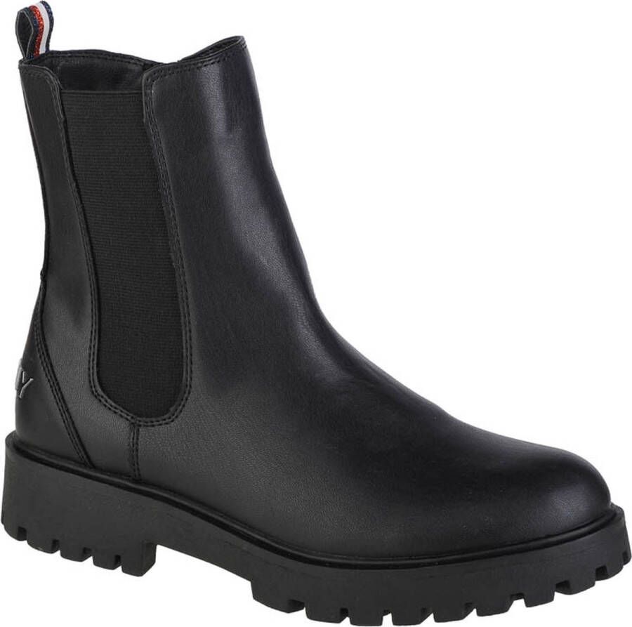 Tommy Hilfiger Chelsea Boot T3A5-31198-0289999 voor meisje Zwart Chelsea laarzen