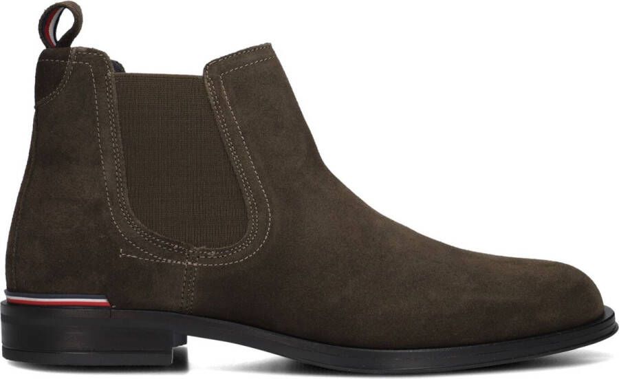 Tommy Hilfiger Core Rwb Hilfiger Chelsea Boots Heren Groen