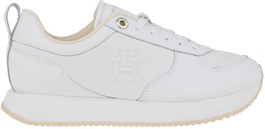 Tommy Hilfiger Witte Polyester Sneaker voor Dames Wit Dames