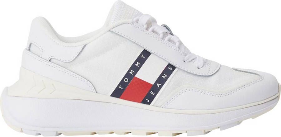 TOMMY JEANS Sneakers met sleehak FASHION RETRO RUN met merklabel opzij