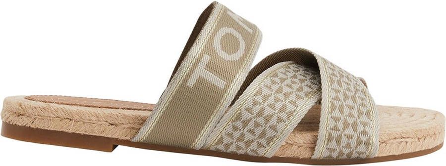 Tommy Hilfiger FW0FW06307 Tommy Webbing Flat Espadrille Q1