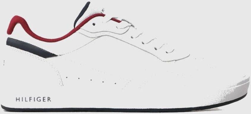 Tommy Hilfiger Sneakers ESSENTIAL LEATHER SNEAKER vrijetijdsschoen lage schoen veterschoen