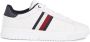 Tommy Hilfiger Witte polyester sneakers met veters contrastdetails logo White Heren - Thumbnail 1