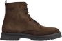 Tommy Hilfiger Heren Veterschoenen Veterboot Suede Bruin - Thumbnail 2