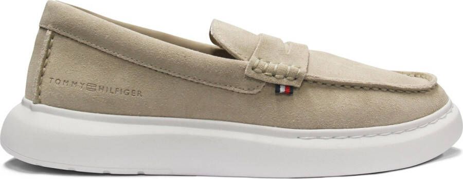 Tommy Hilfiger InstapSchoen Beige Maat Mannen Lente Zomer Collectie Katoen