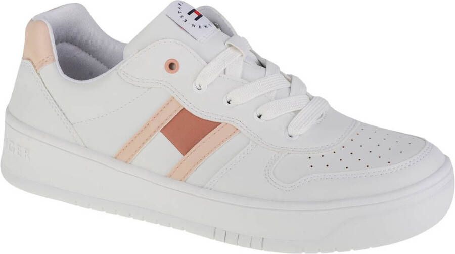 Tommy Hilfiger Low Cut Lace-Up Sneaker T3A4-32143-1351X134 voor meisje Wit Sneakers